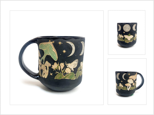 Moons & Moths Mug (14 oz)