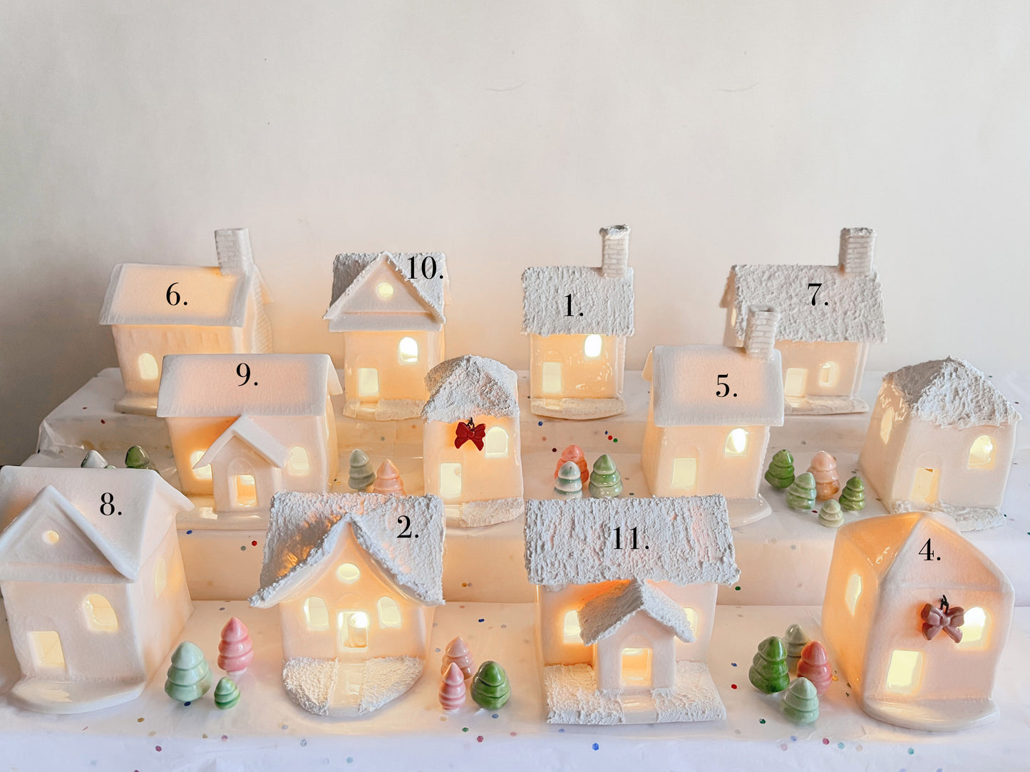 Illuminated Porcelain Houses