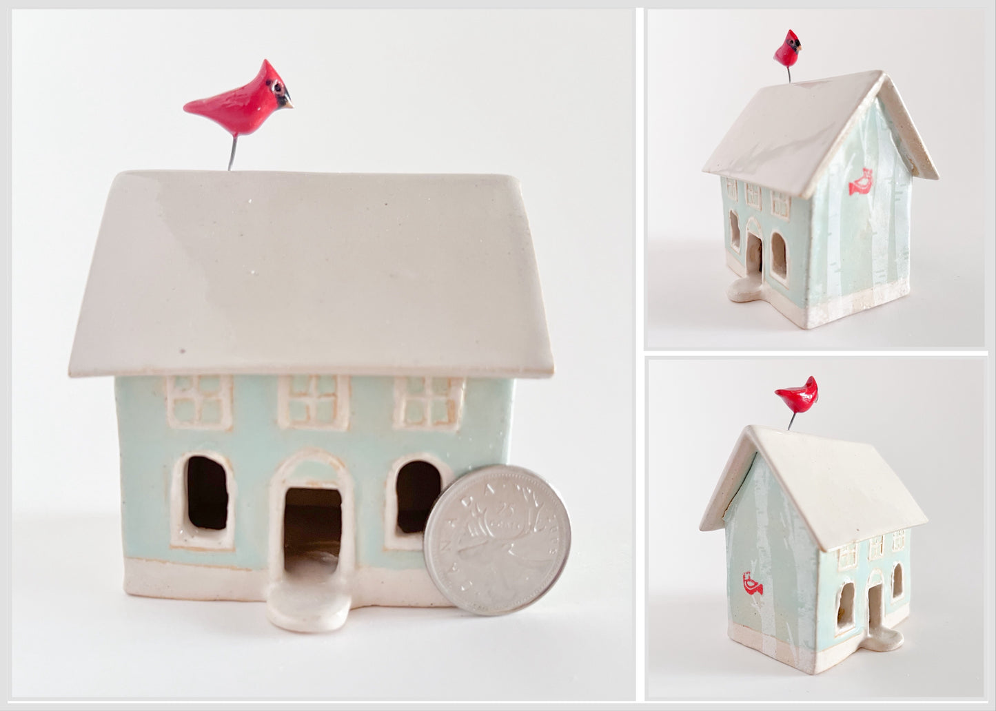 Mini Holiday House (Cardinal)