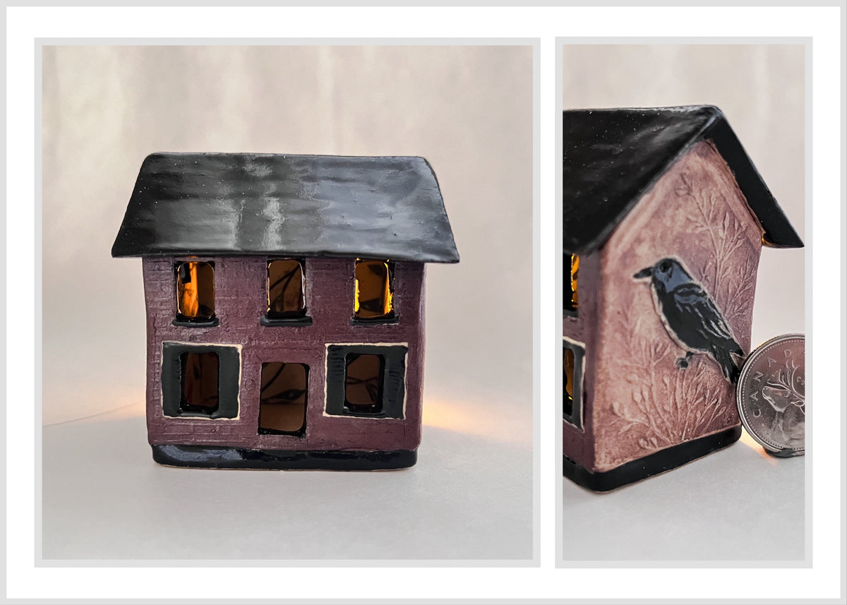 Mini Crow House (floral interior)