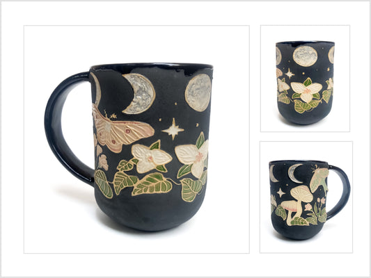 Moons & Moths Mug (16 oz)