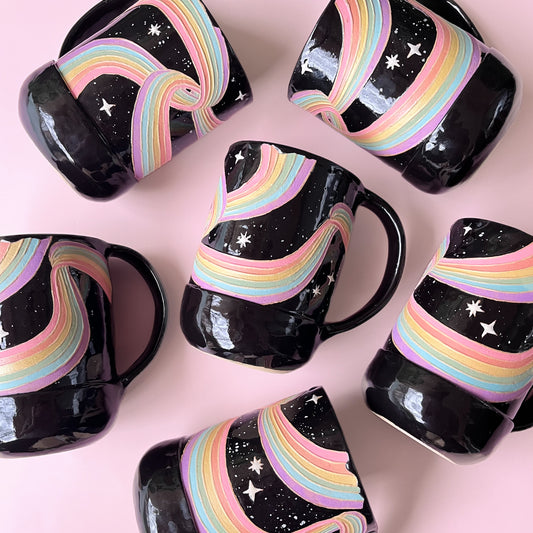 Midnight Rainbow Mug