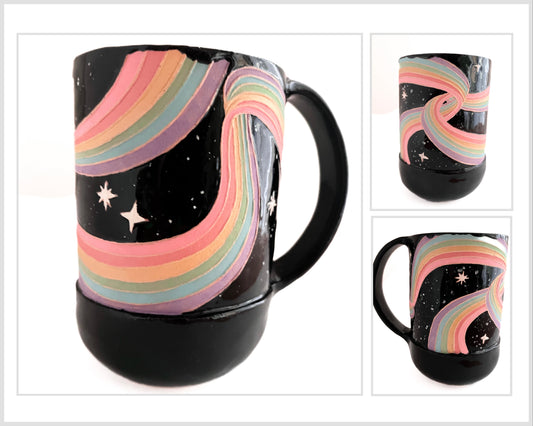 Midnight Rainbow Mug